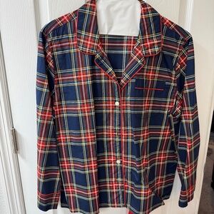 J.Crew Plaid Pajama Set – Women’s XL – 100% Cotton